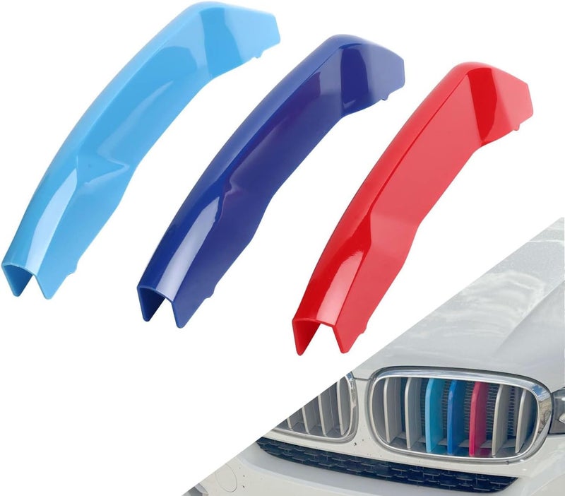 WITRRTIW Automotive grille Insert Trims Strips Front Center Kidney Grilles Compatible with 2019-2023 BMW G05 X5 7-Beam grille insert accessories - Image 1